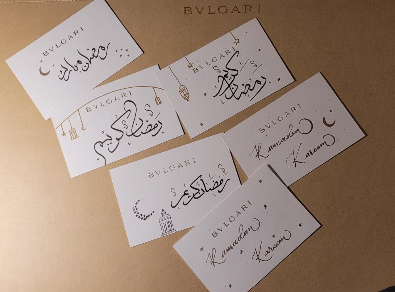 Live/studio calligraphy